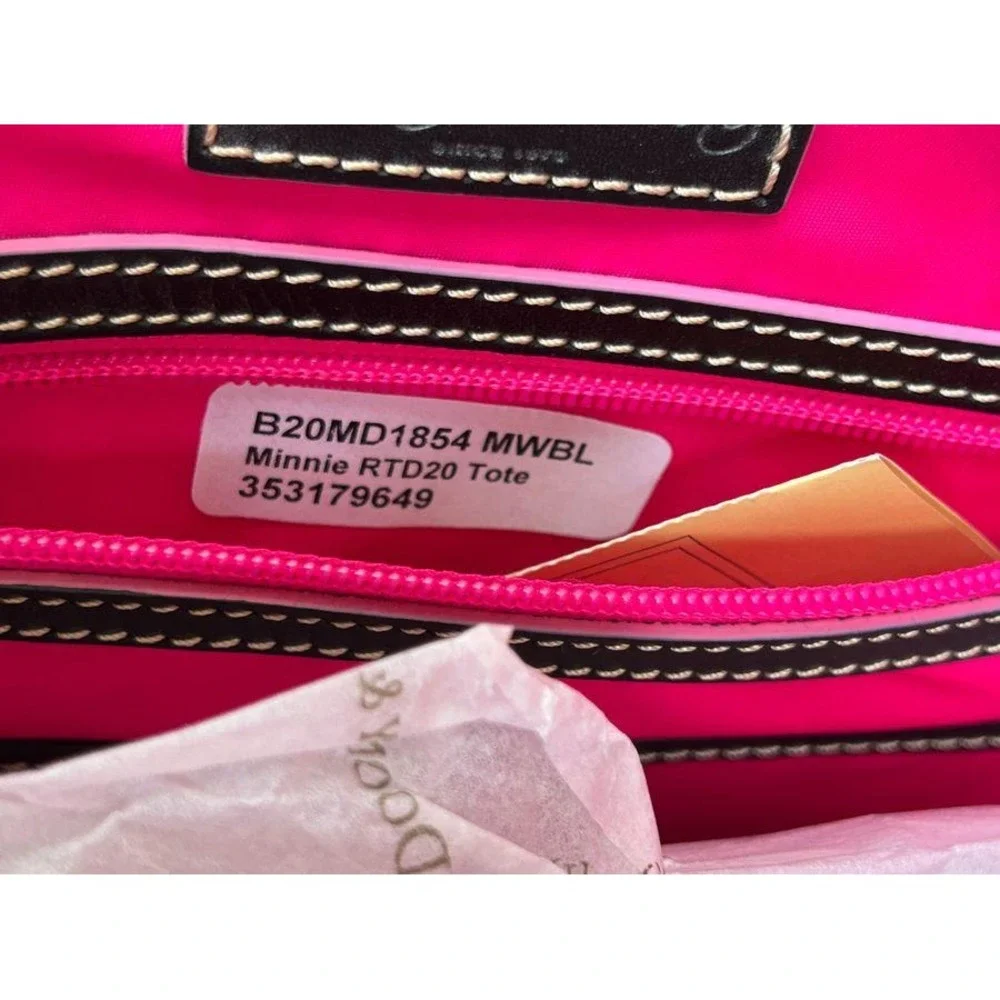 Dooney & Bourke Disney Parks Minnie Mouse Sketch Tote Bag White B20MD1854 NEW